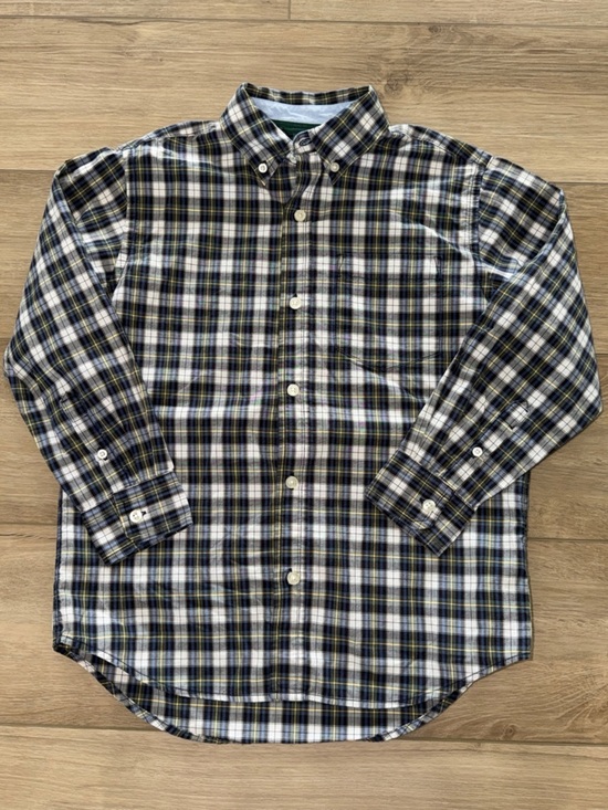 GAP Other - Gap Classic Plaid Button-Down Shirt in Navy & White plaid button medium (8)